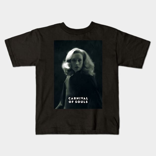 Carnival of Souls Kids T-Shirt by MonoMagic